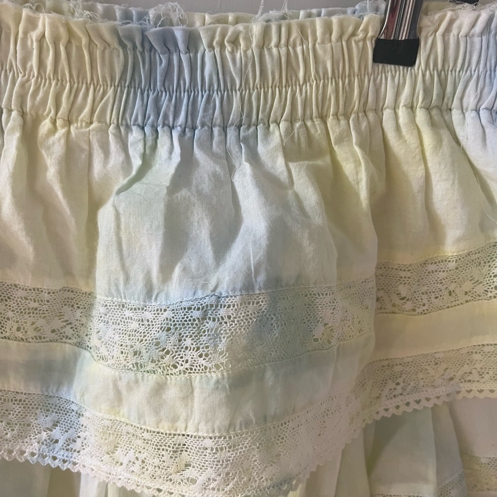 LoveShackFancy Ruffle Signature Mini Skirt - Picture 3 of 3